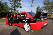 Rallye Český Krumlov: Čtvrtek - servisní areál